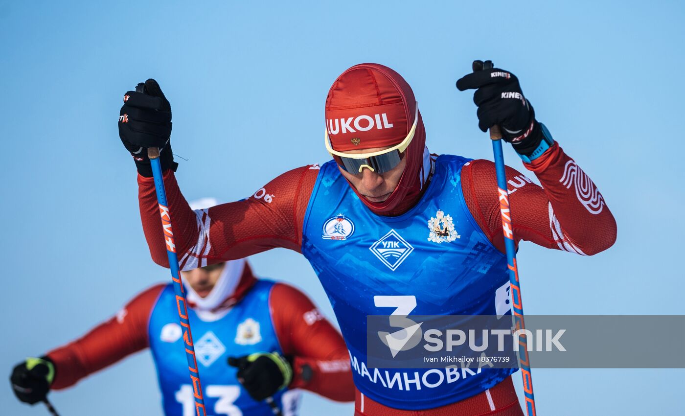 Russia Cross-Country Skiing Competititon Men