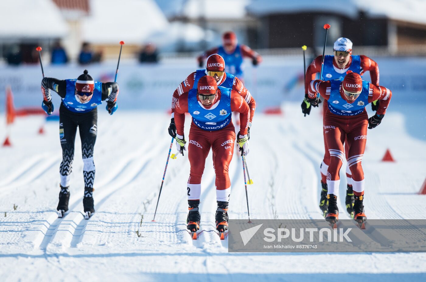 Russia Cross-Country Skiing Competititon Men