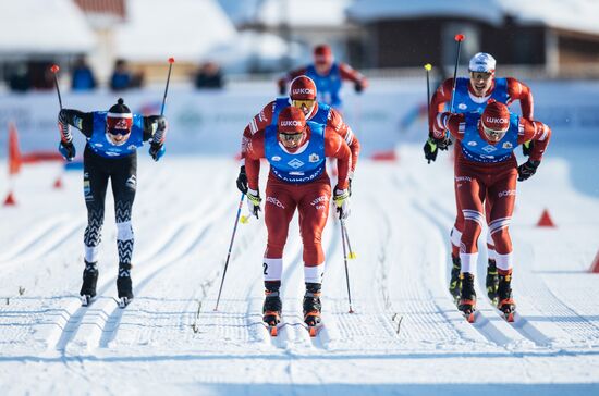 Russia Cross-Country Skiing Competititon Men