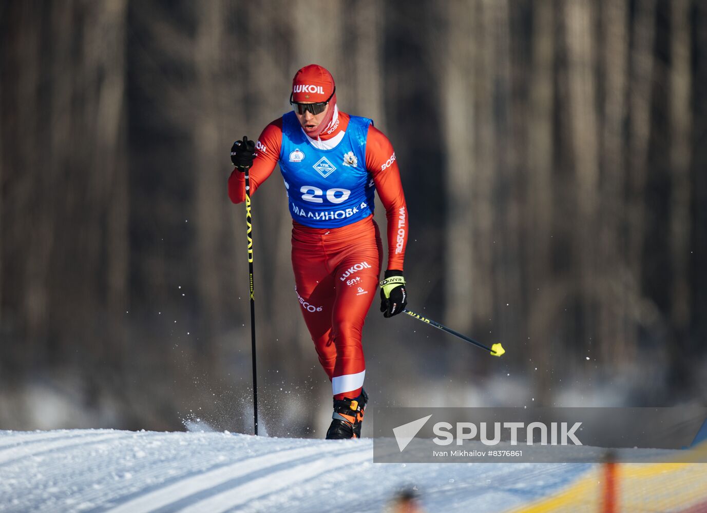 Russia Cross-Country Skiing Competititon Men