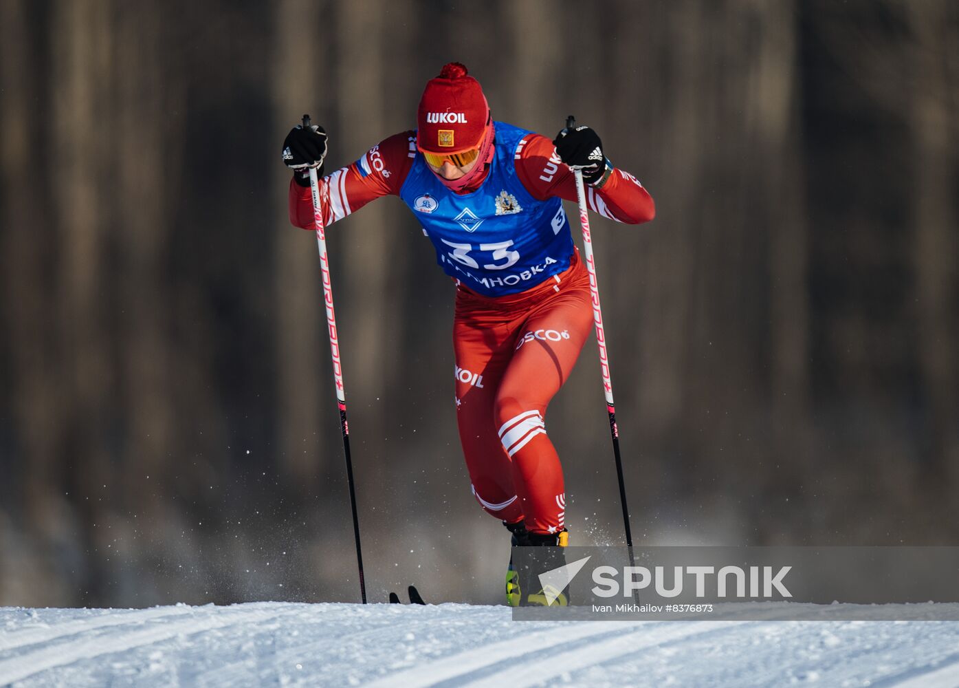 Russia Cross-Country Skiing Competititon Men
