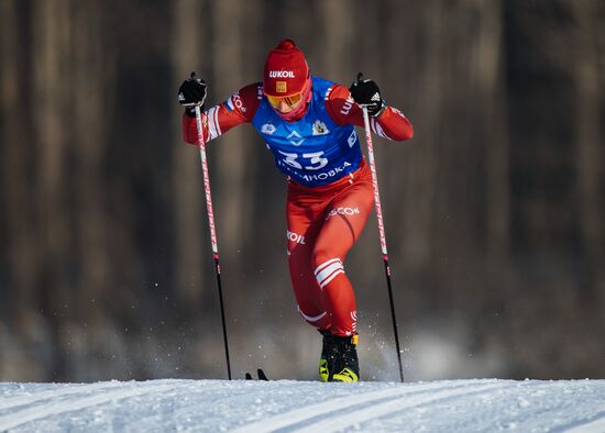Russia Cross-Country Skiing Competititon Men