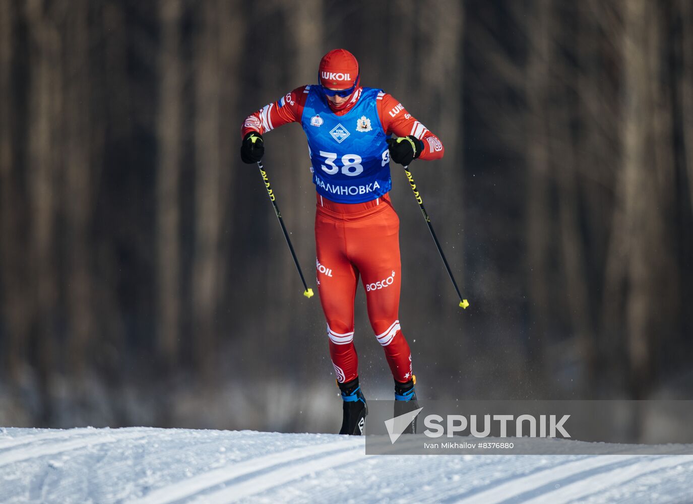 Russia Cross-Country Skiing Competititon Men