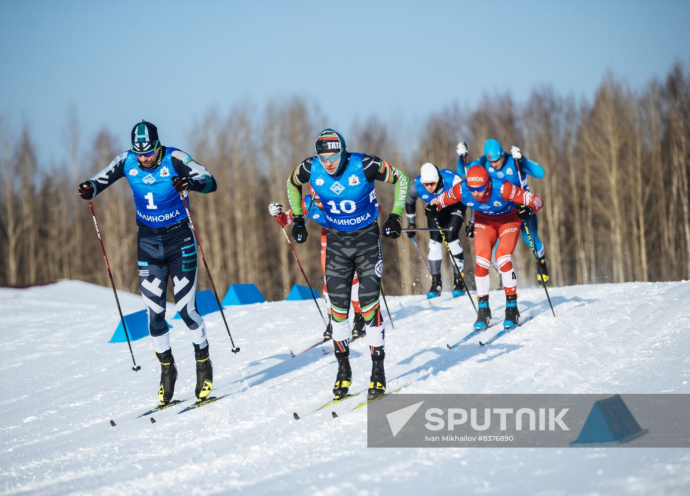 Russia Cross-Country Skiing Competititon Men