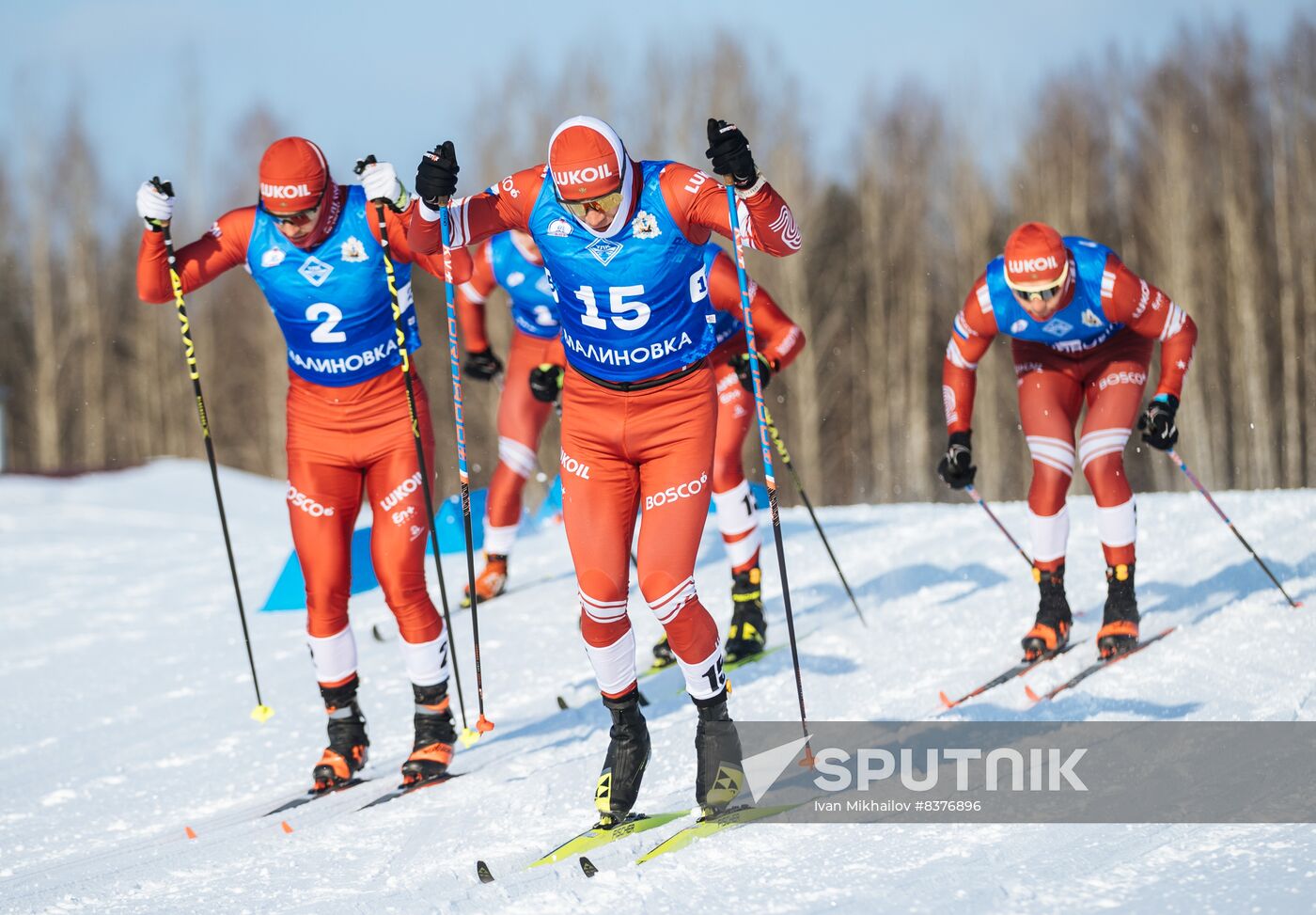 Russia Cross-Country Skiing Competititon Men