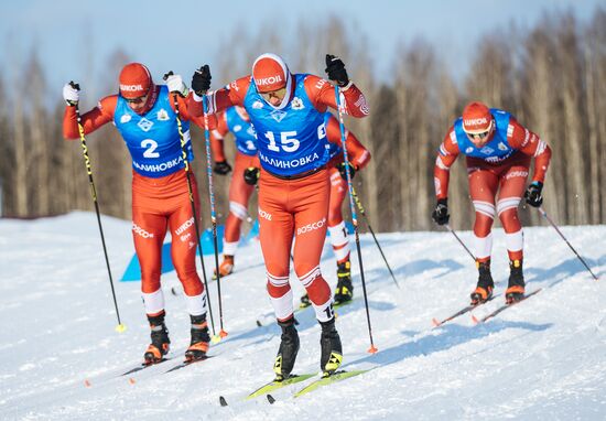 Russia Cross-Country Skiing Competititon Men