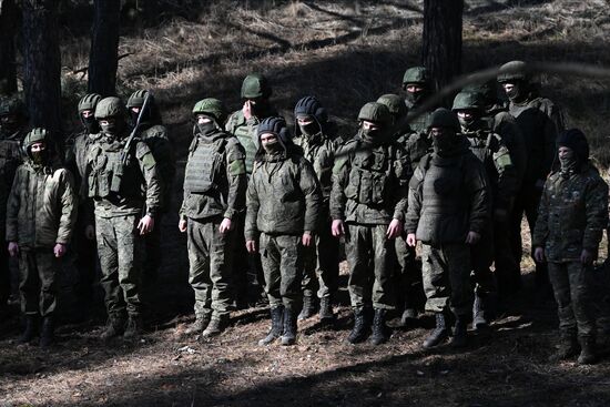 Russia Ukraine Military Operation Tank Crews Awarding