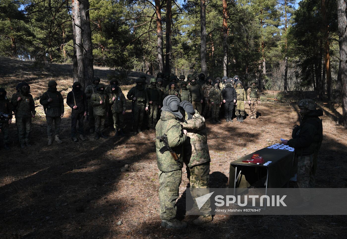 Russia Ukraine Military Operation Tank Crews Awarding