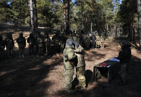 Russia Ukraine Military Operation Tank Crews Awarding