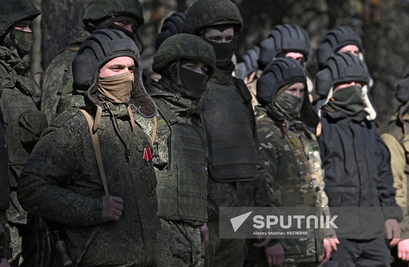 Russia Ukraine Military Operation Tank Crews Awarding