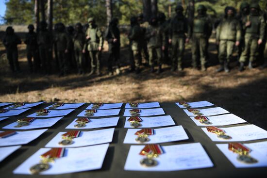 Russia Ukraine Military Operation Tank Crews Awarding