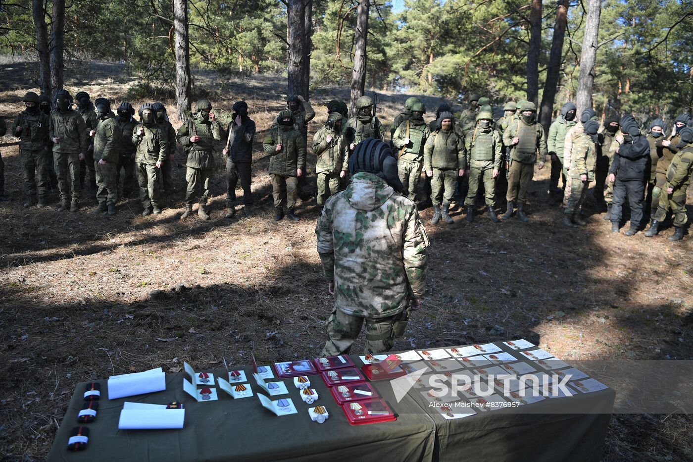 Russia Ukraine Military Operation Tank Crews Awarding