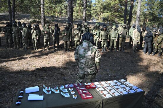 Russia Ukraine Military Operation Tank Crews Awarding