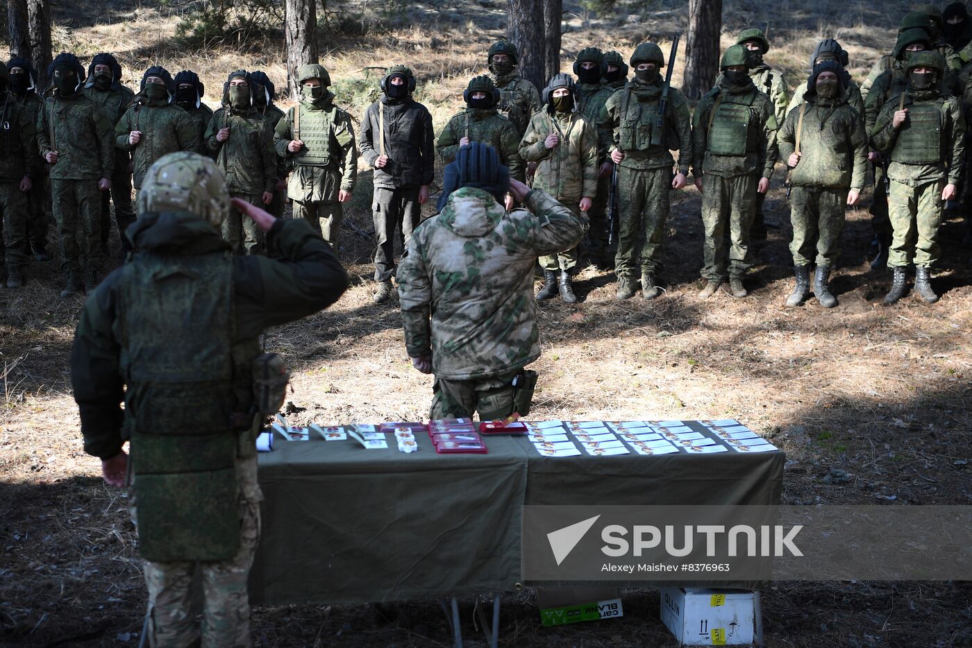 Russia Ukraine Military Operation Tank Crews Awarding