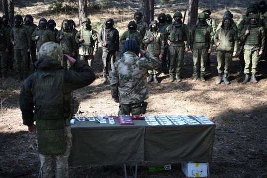 Russia Ukraine Military Operation Tank Crews Awarding