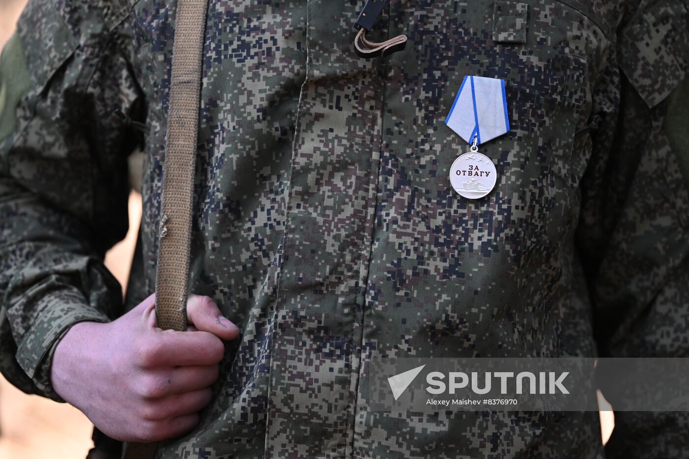 Russia Ukraine Military Operation Tank Crews Awarding