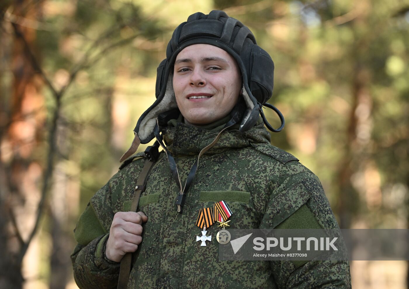 Russia Ukraine Military Operation Tank Crews Awarding