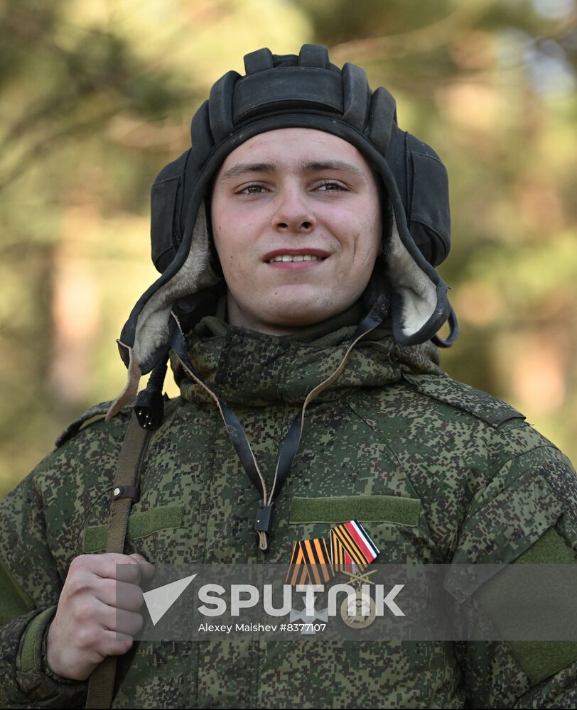 Russia Ukraine Military Operation Tank Crews Awarding