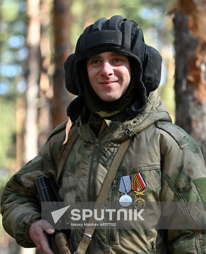 Russia Ukraine Military Operation Tank Crews Awarding