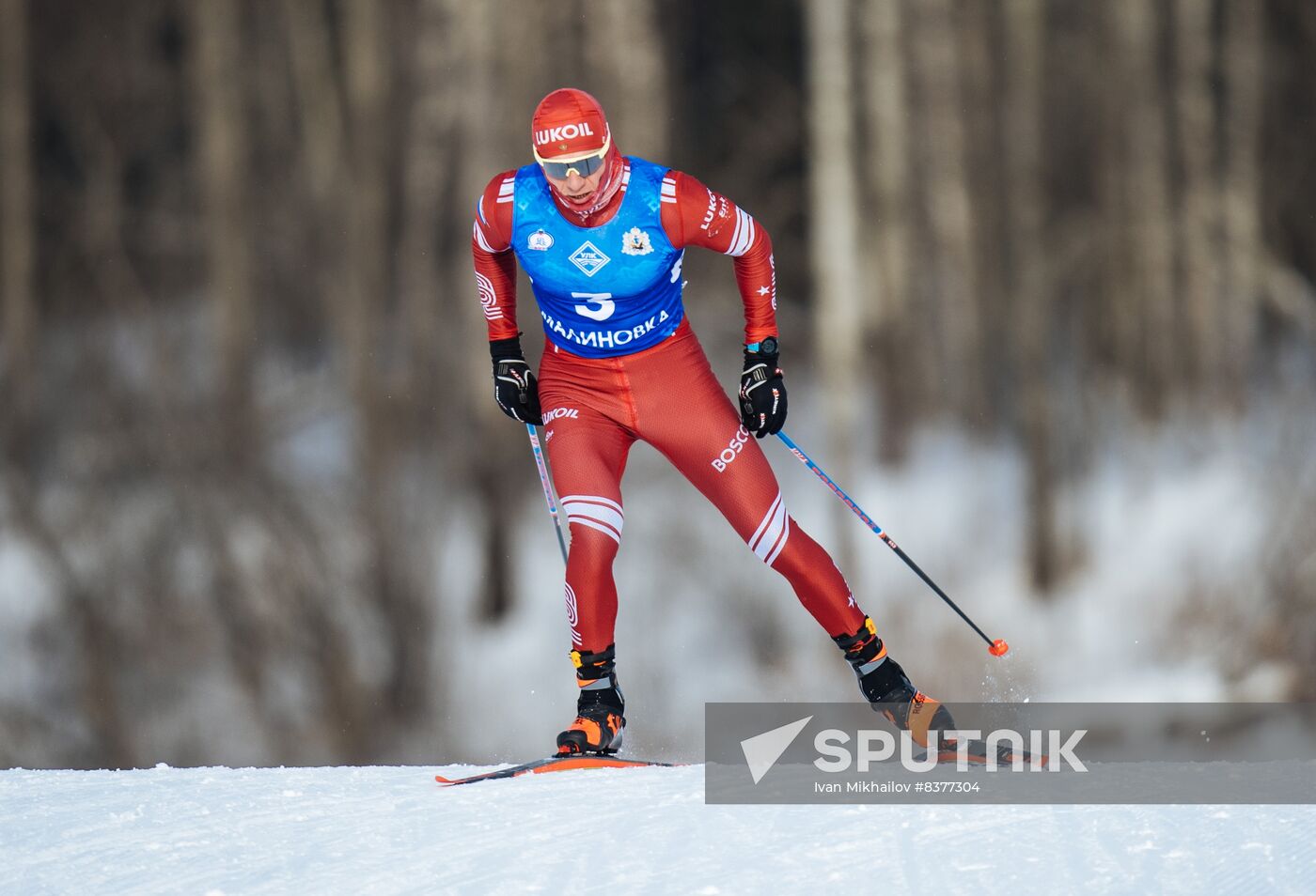 Russia Cross-Country Skiing Competititon Men