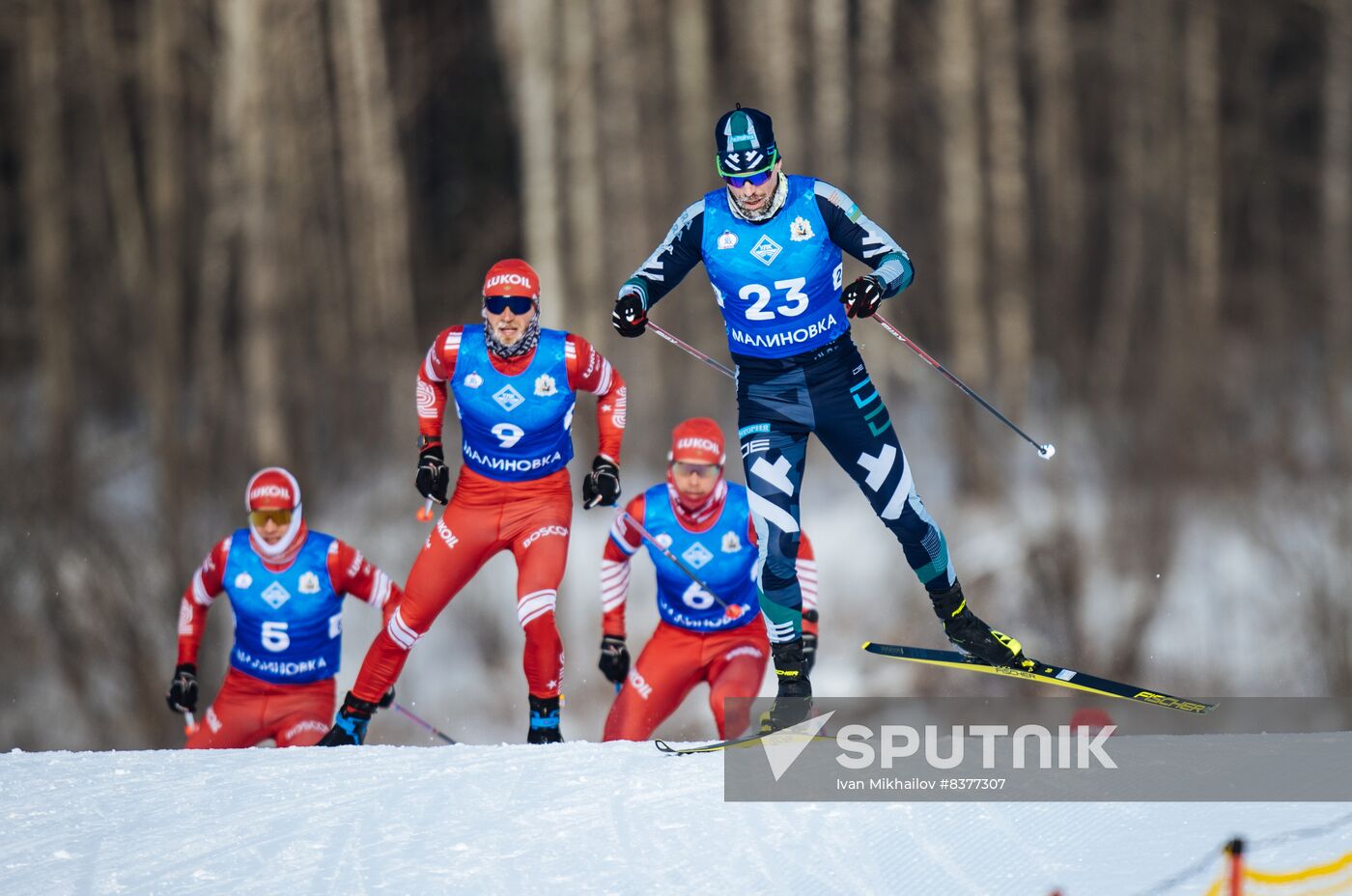 Russia Cross-Country Skiing Competititon Men