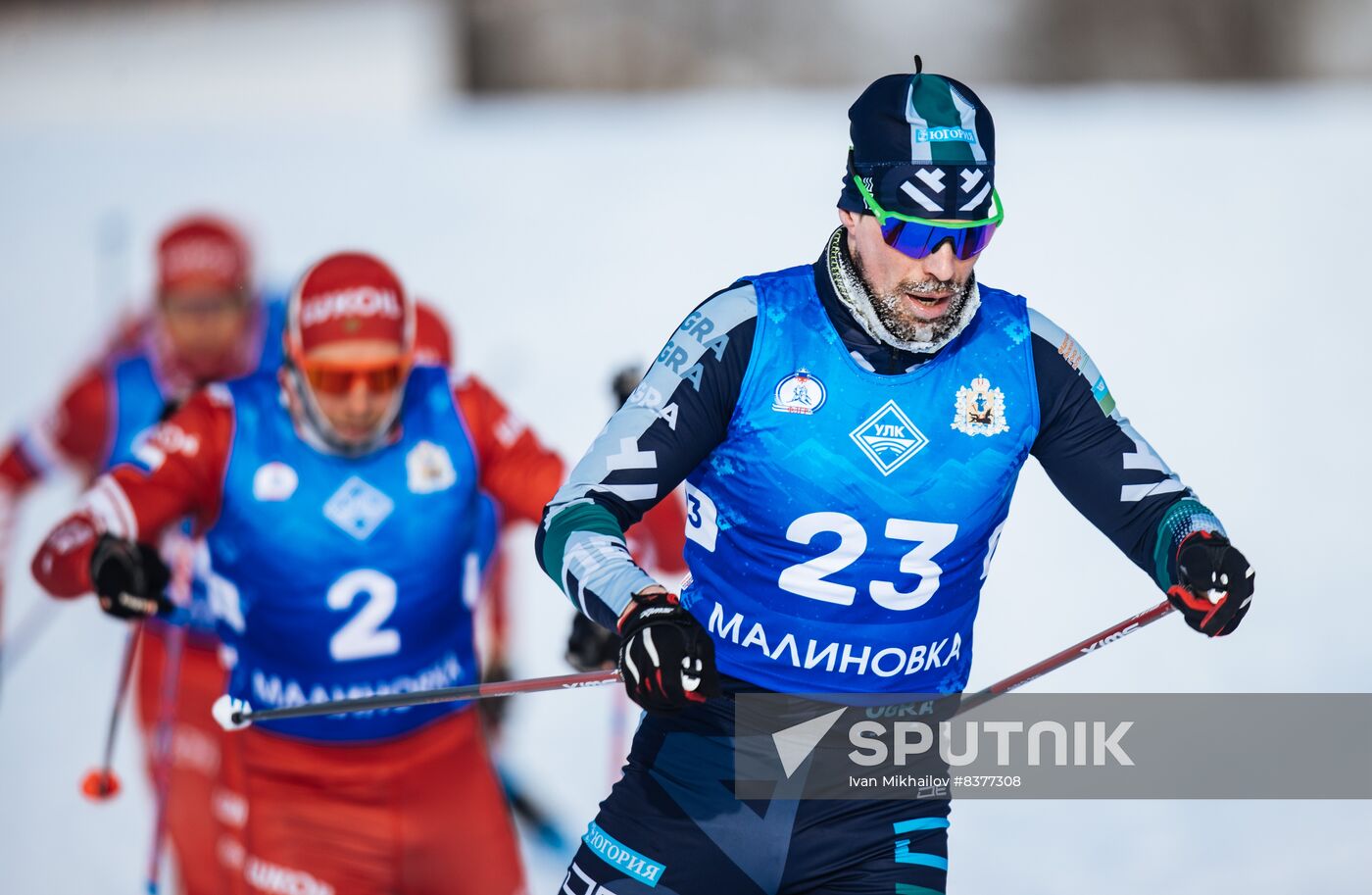 Russia Cross-Country Skiing Competititon Men