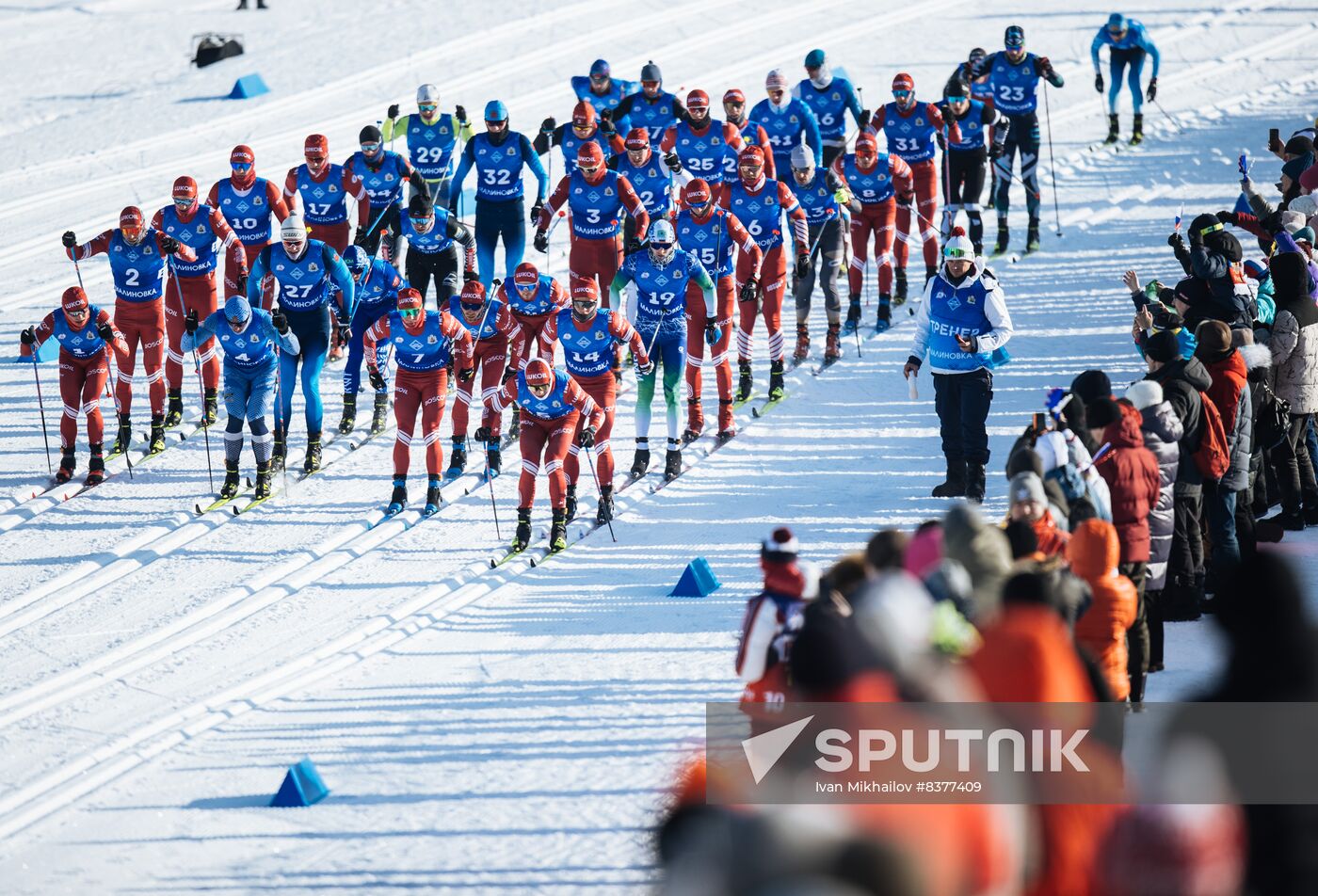 Russia Cross-Country Skiing Competititon Men