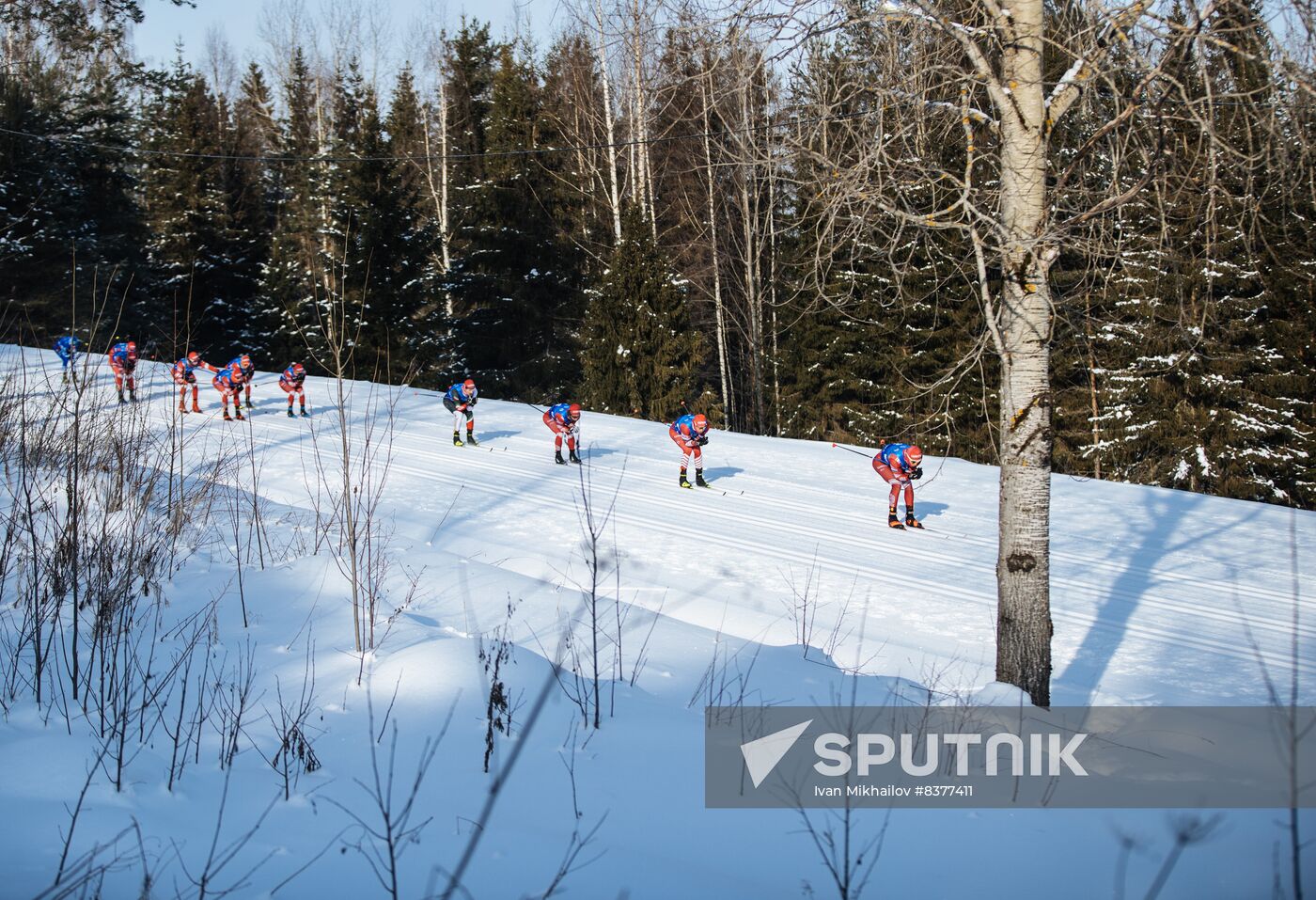 Russia Cross-Country Skiing Competititon Men