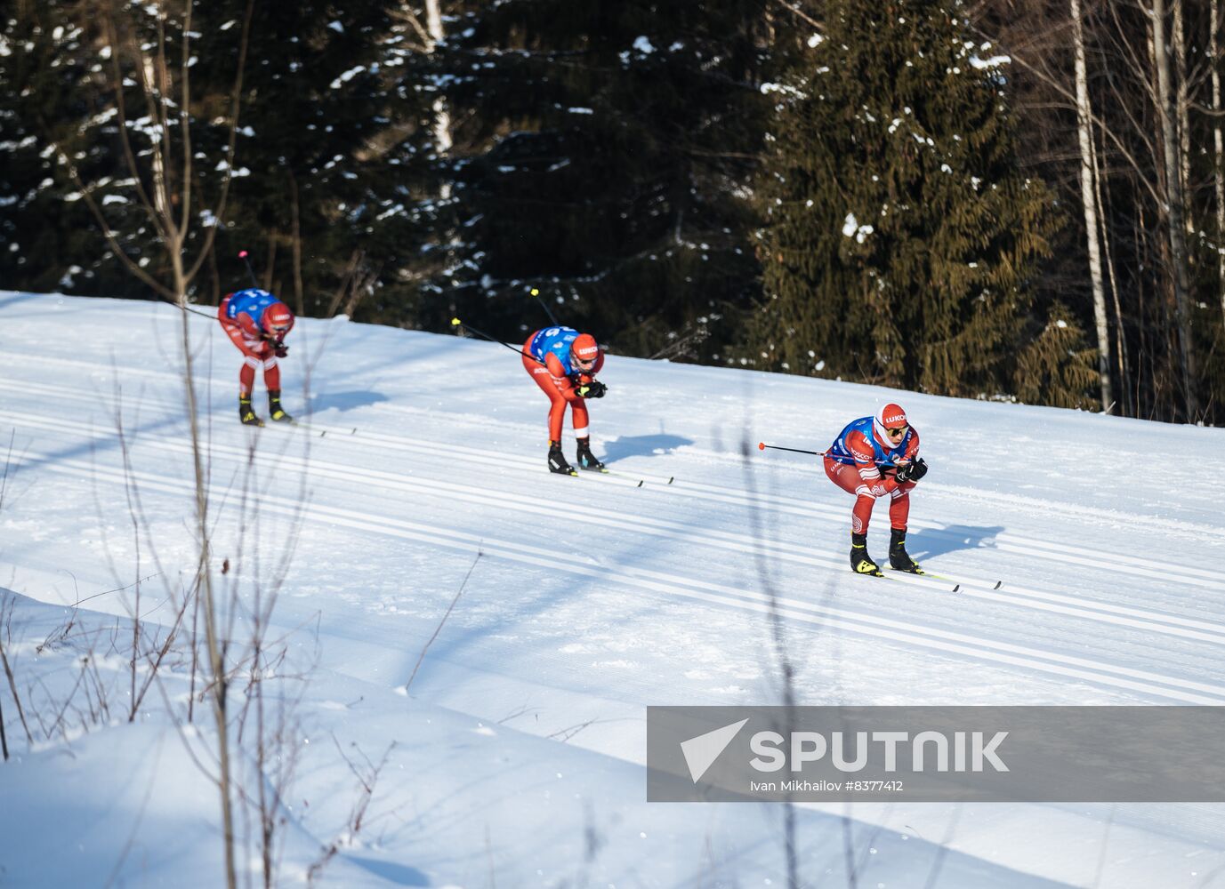 Russia Cross-Country Skiing Competititon Men