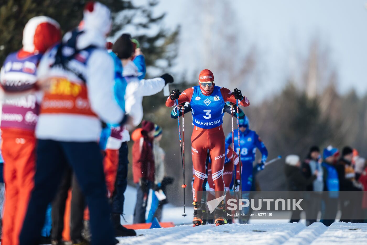 Russia Cross-Country Skiing Competititon Men