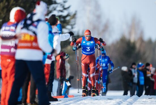 Russia Cross-Country Skiing Competititon Men