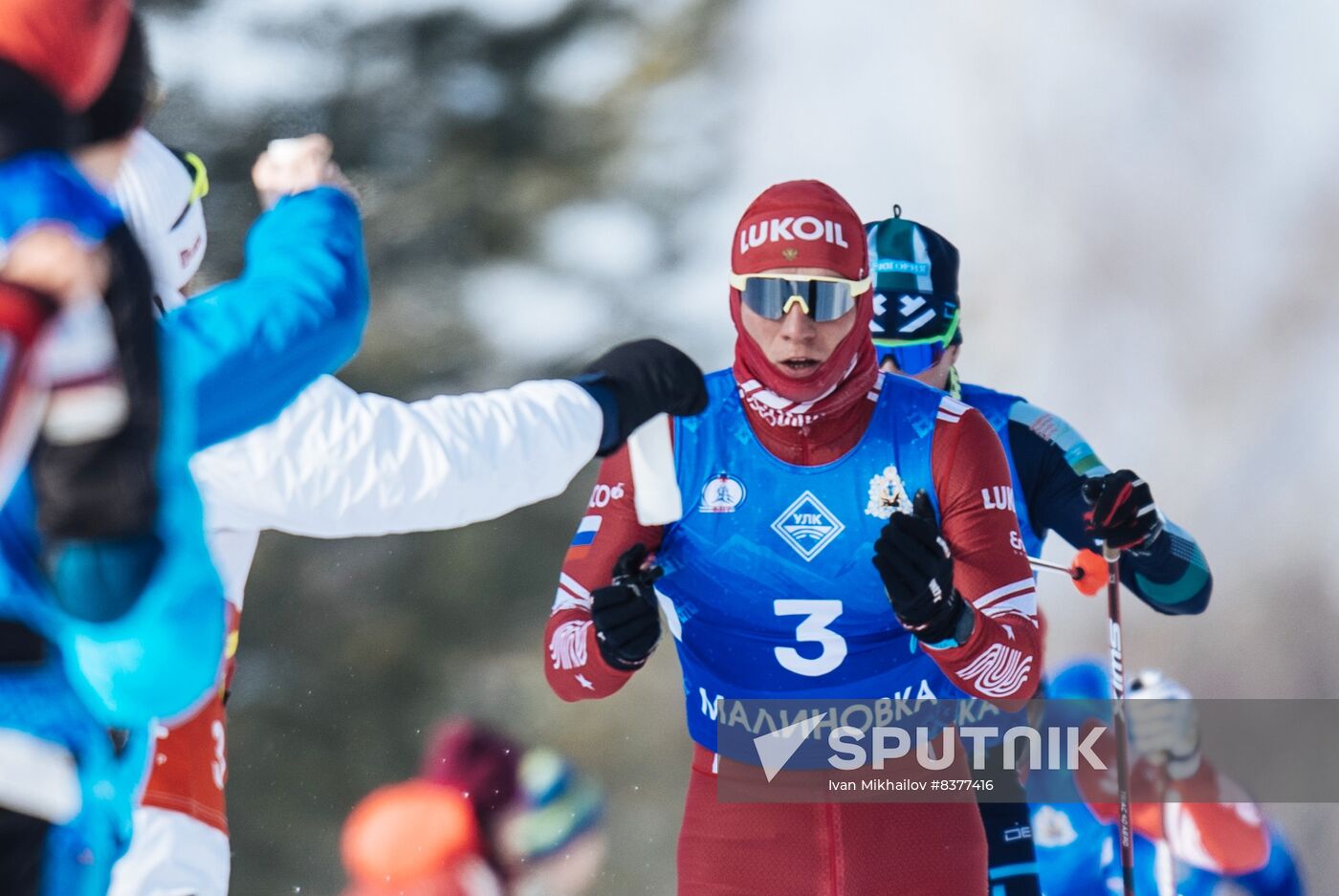 Russia Cross-Country Skiing Competititon Men