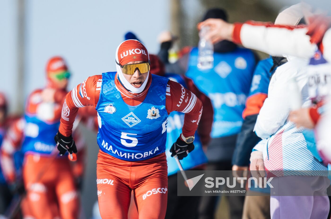 Russia Cross-Country Skiing Competititon Men