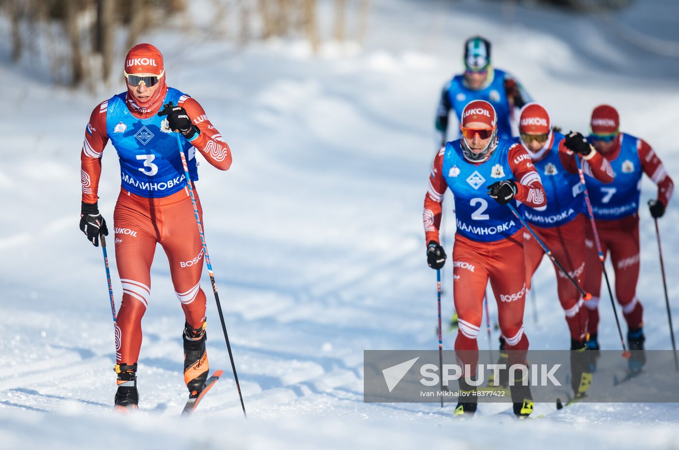 Russia Cross-Country Skiing Competititon Men