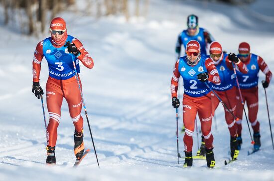 Russia Cross-Country Skiing Competititon Men