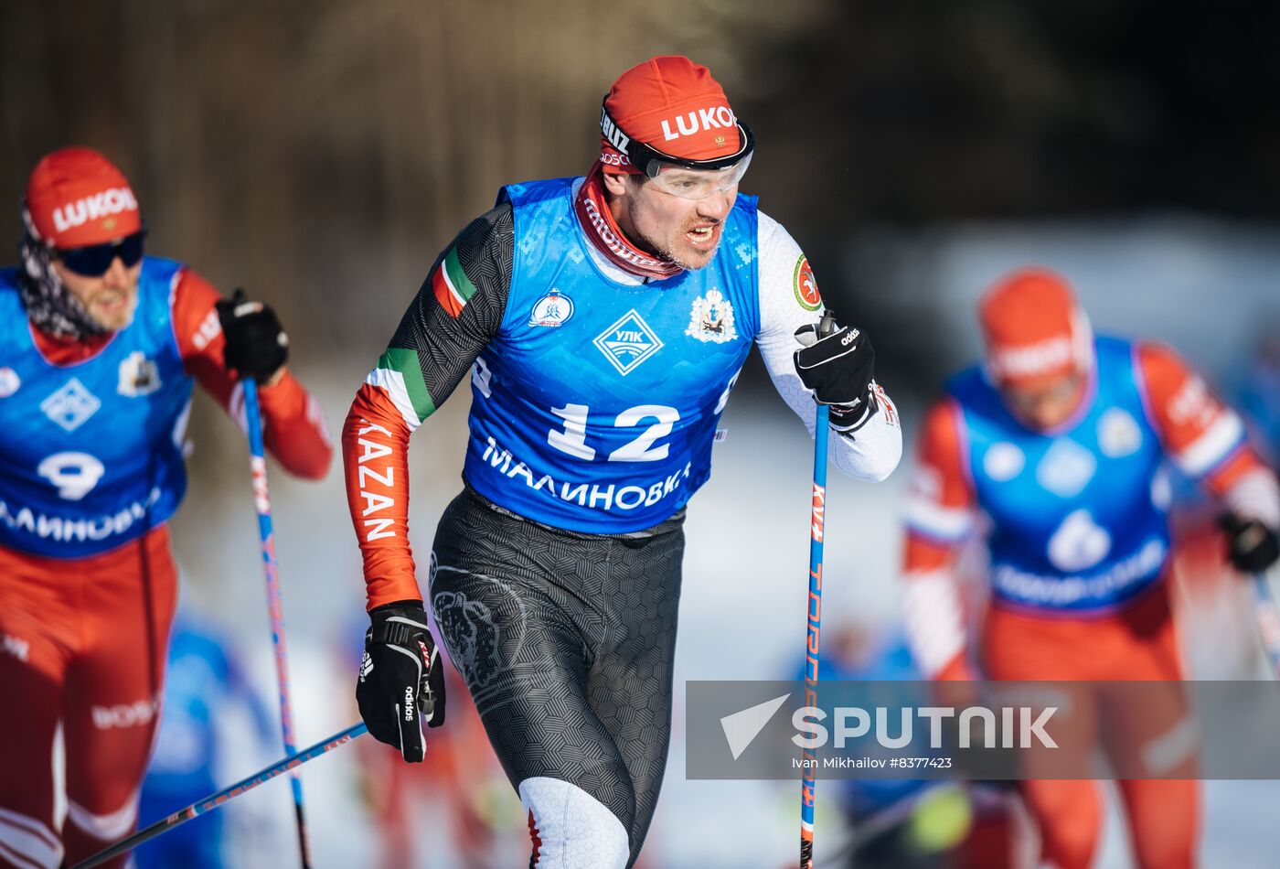 Russia Cross-Country Skiing Competititon Men