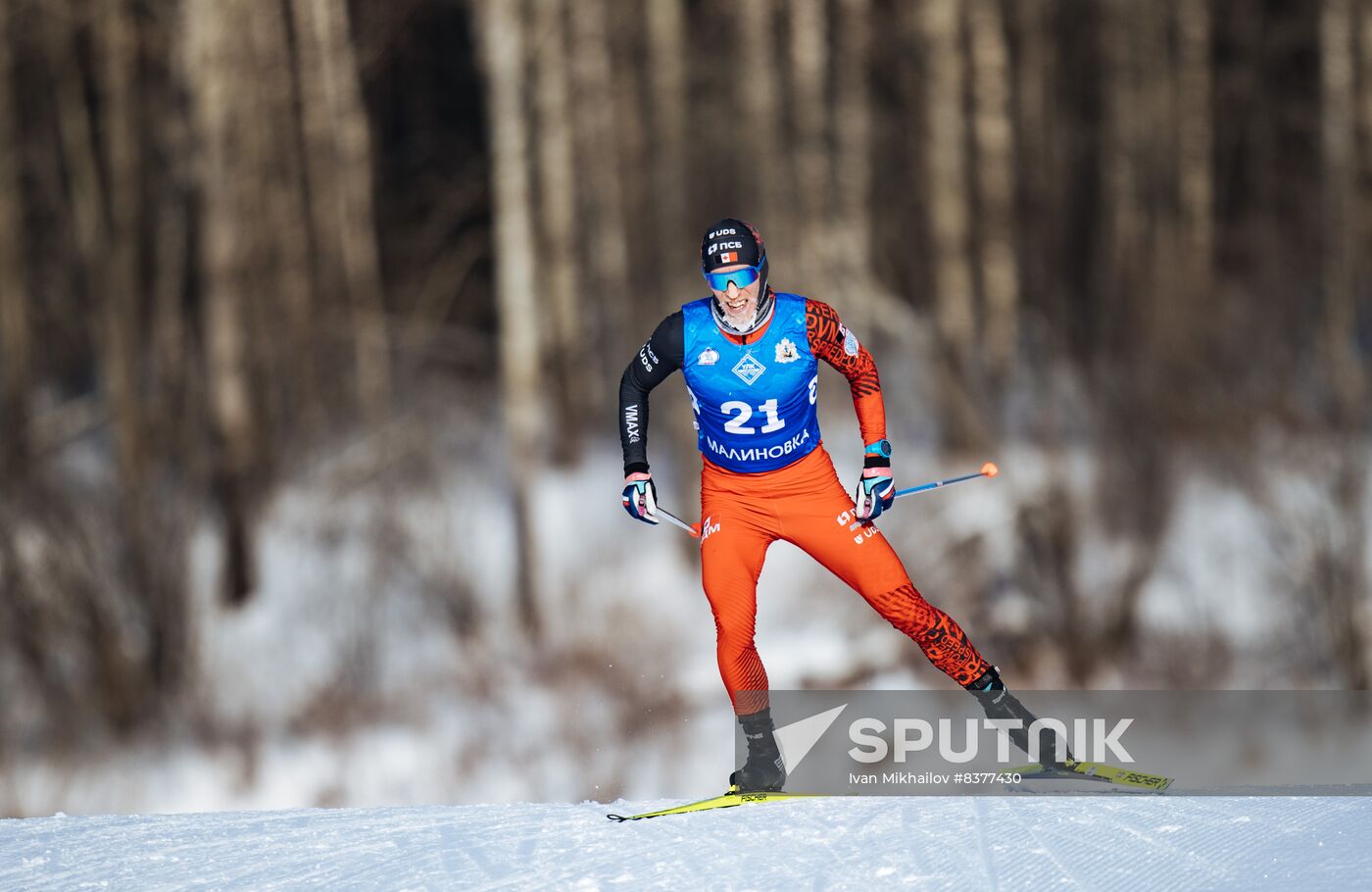 Russia Cross-Country Skiing Competititon Men