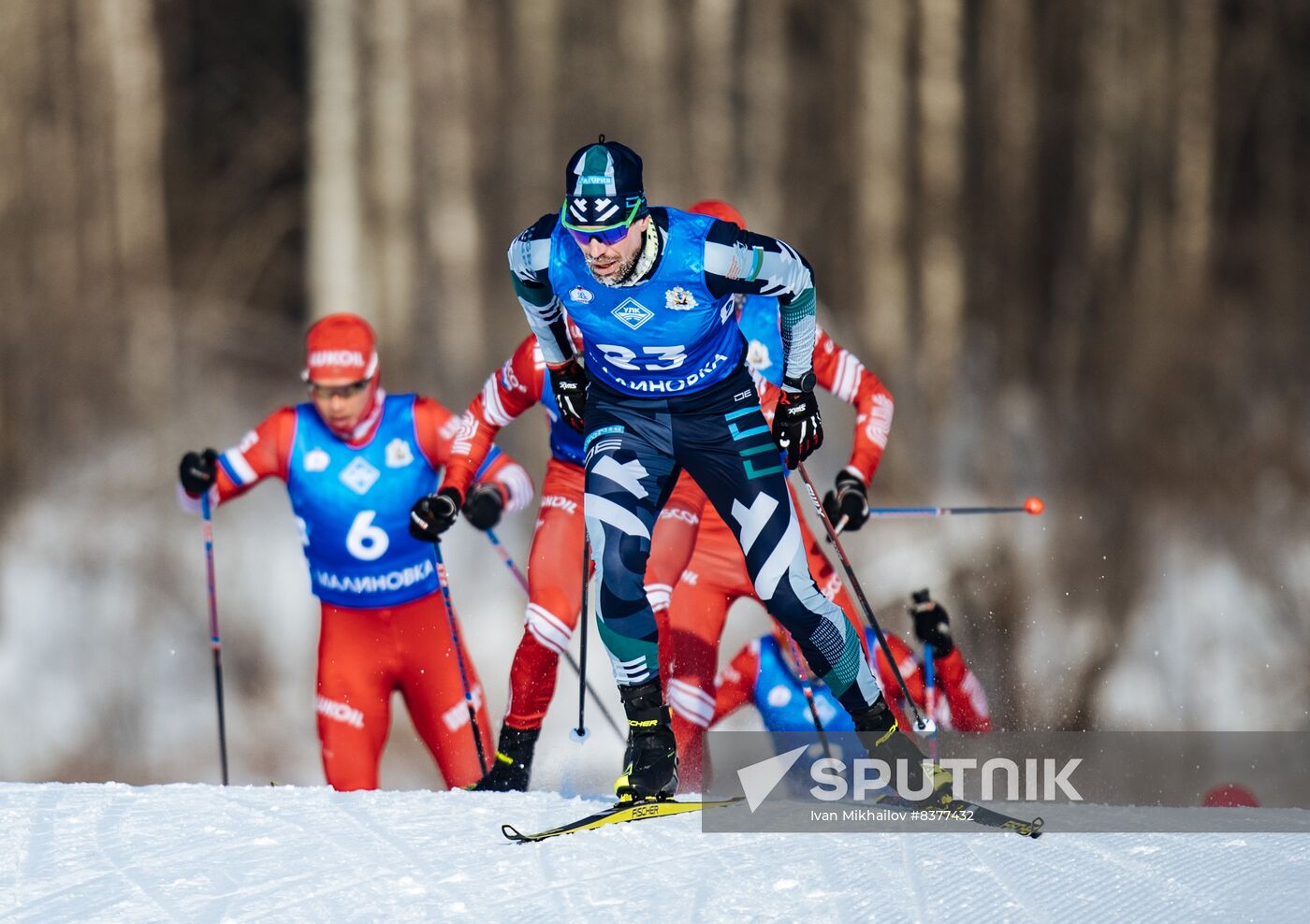 Russia Cross-Country Skiing Competititon Men