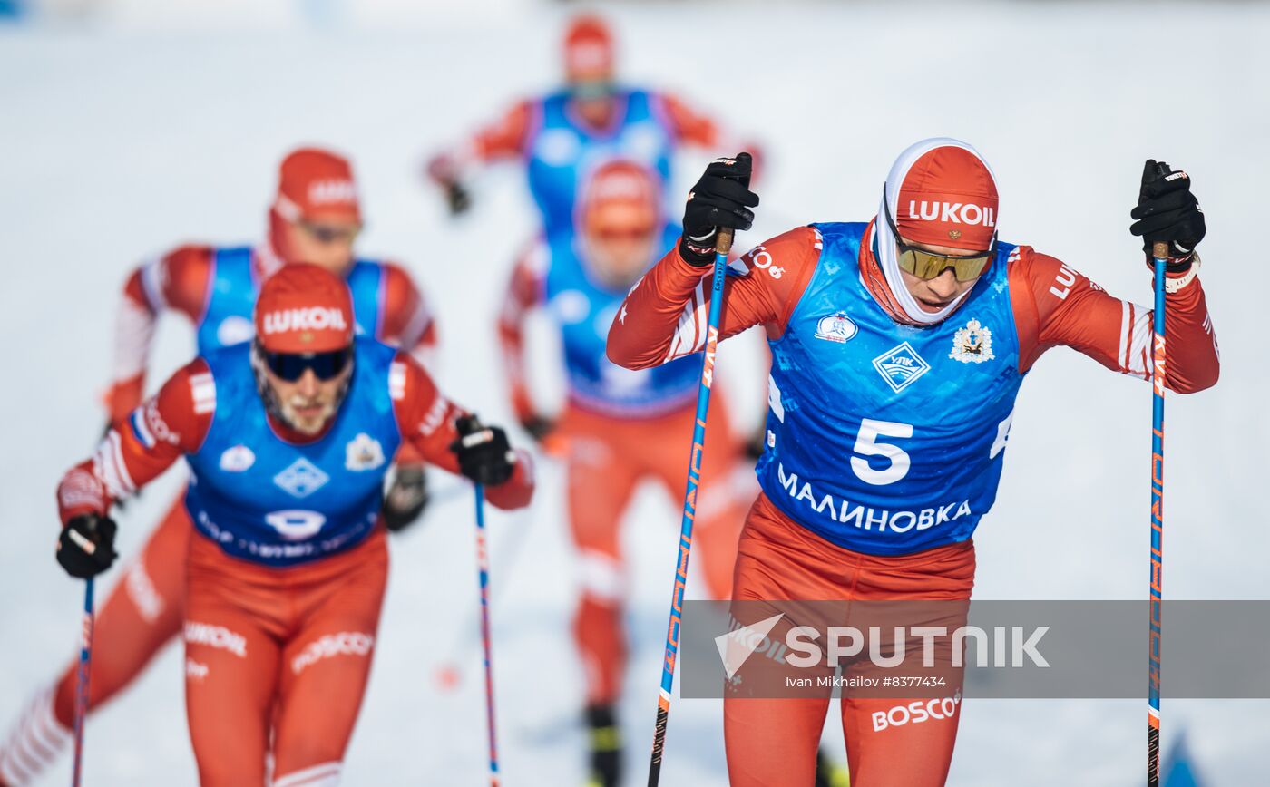 Russia Cross-Country Skiing Competititon Men