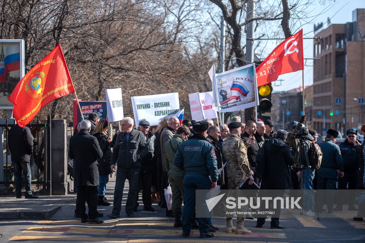 Armenia Russia Support Rally
