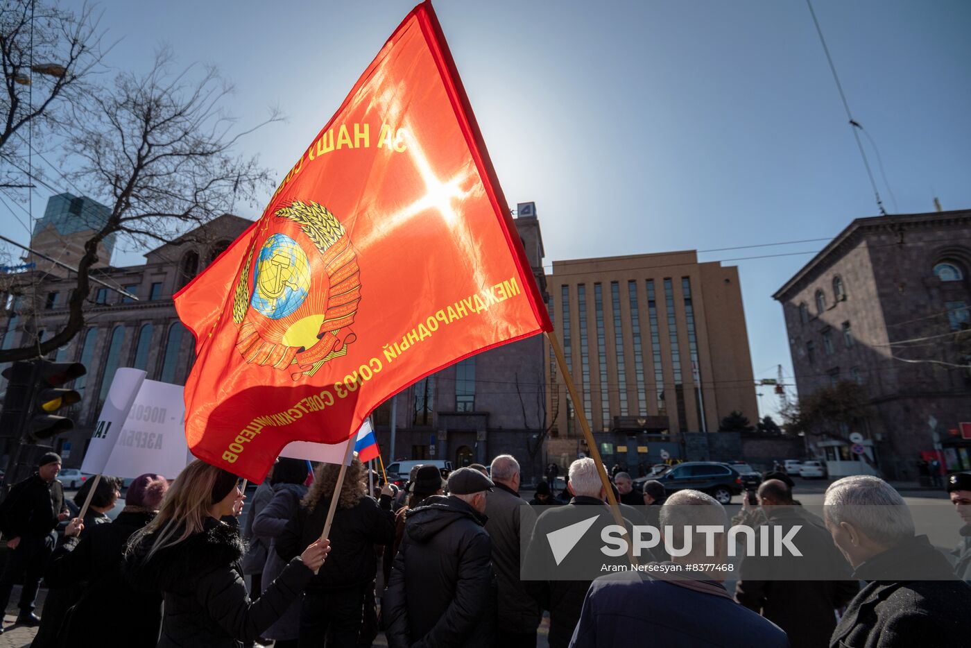 Armenia Russia Support Rally