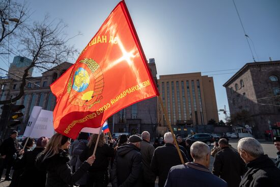 Armenia Russia Support Rally