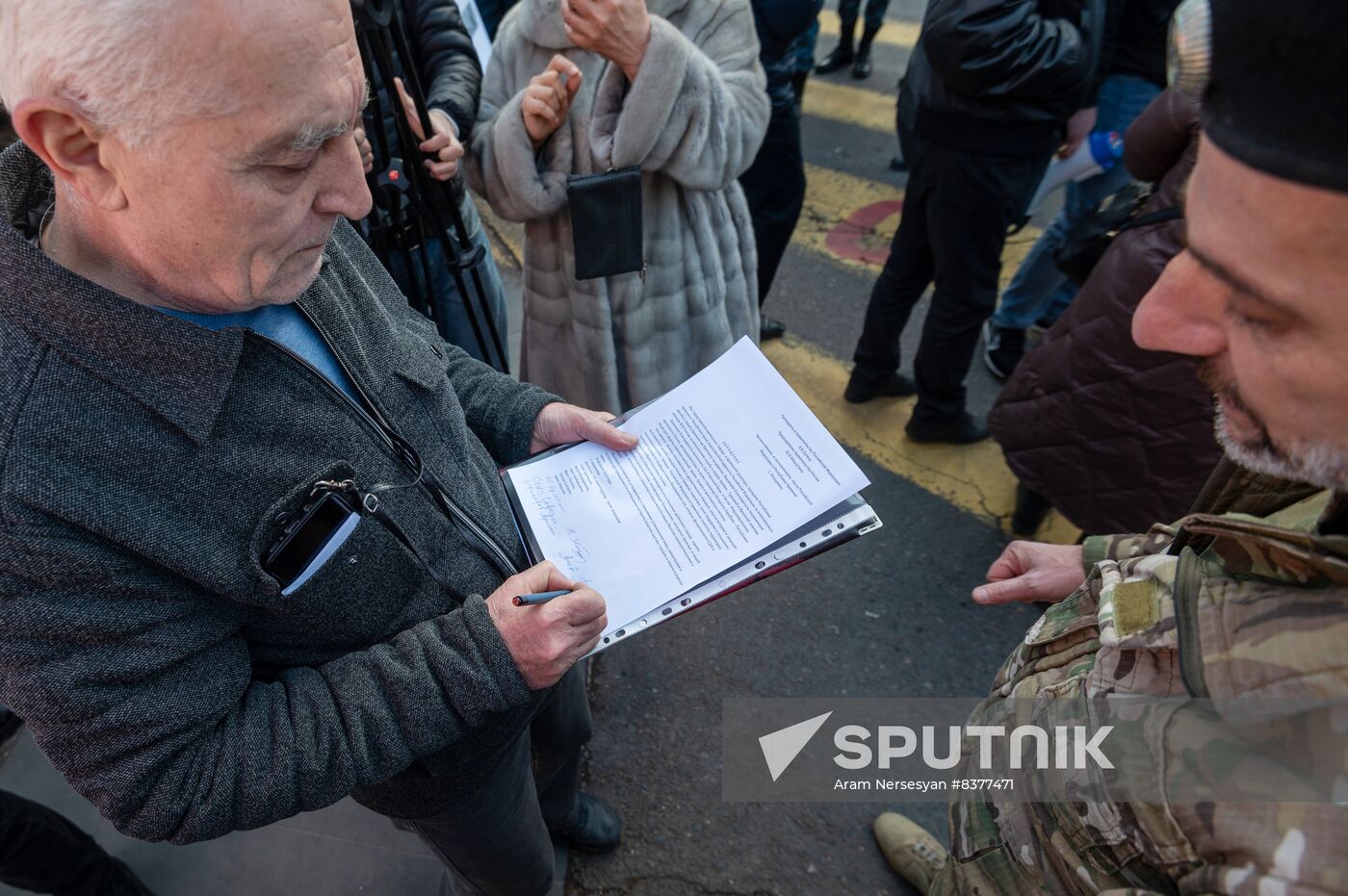 Armenia Russia Support Rally