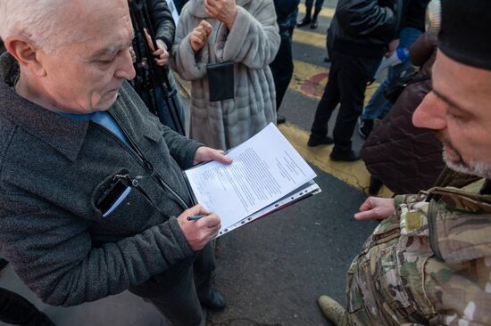 Armenia Russia Support Rally