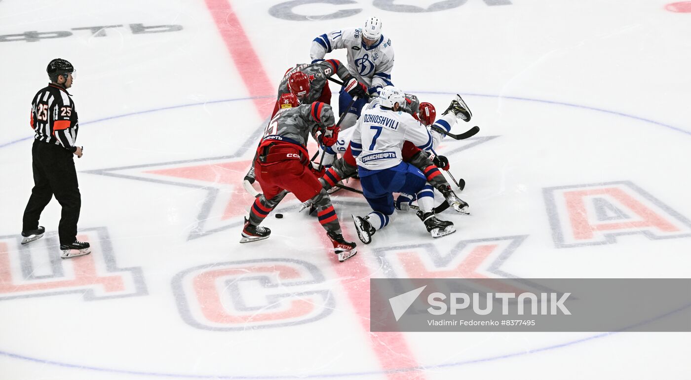 Russia Ice Hockey Kontinental League CSKA - Dynamo