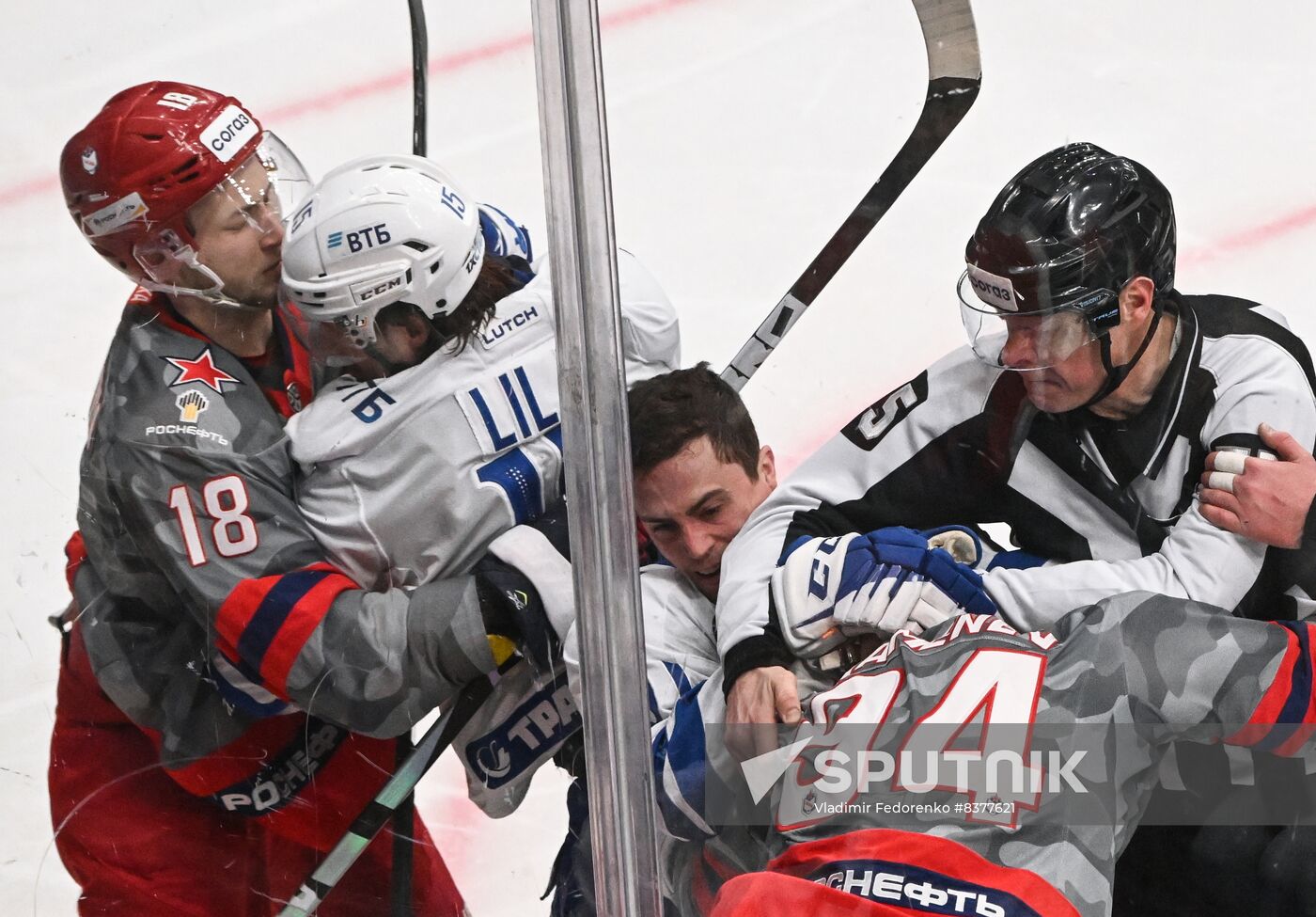 Russia Ice Hockey Kontinental League CSKA - Dynamo