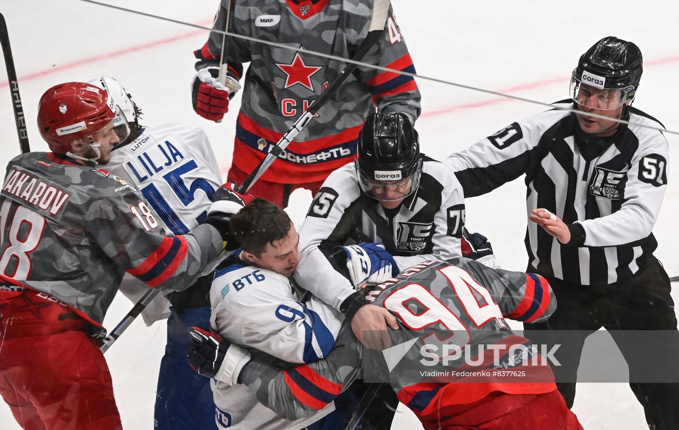 Russia Ice Hockey Kontinental League CSKA - Dynamo