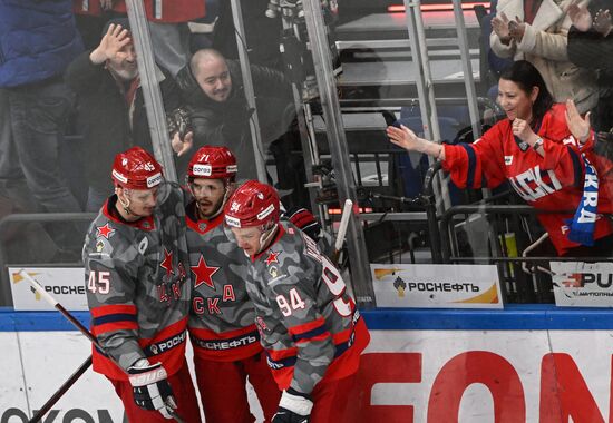 Russia Ice Hockey Kontinental League CSKA - Dynamo