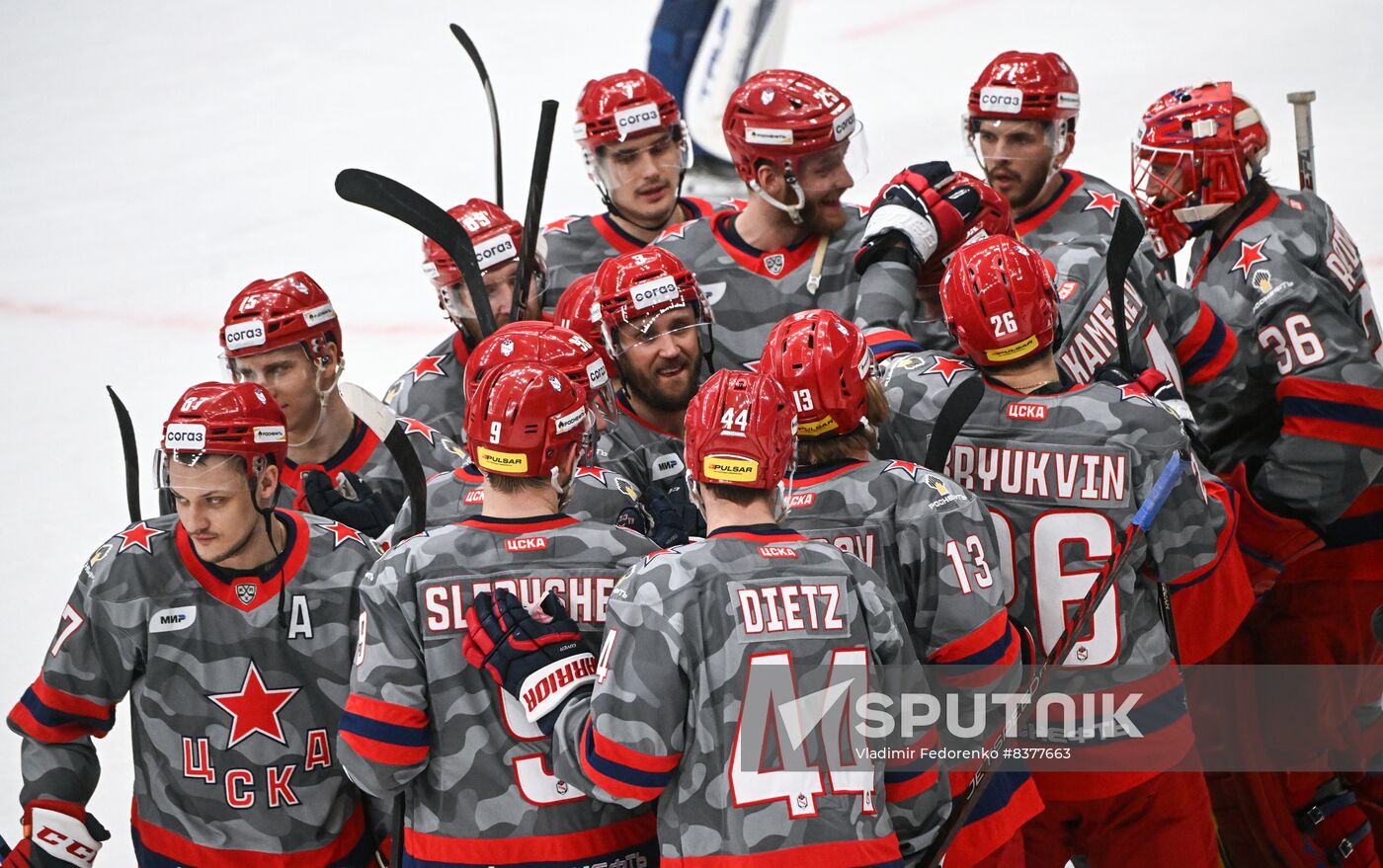 Russia Ice Hockey Kontinental League CSKA - Dynamo