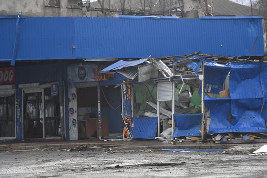Russia Ukraine Military Operation Shelling